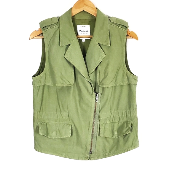 Madewell Safari Utility Vest Size Small - Picture 3 of 7